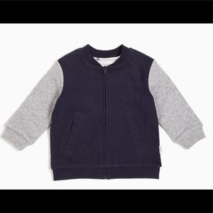 Bomber Ottoman Sweatshirt Jacket